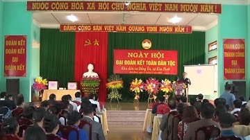 Đồng chí Trần Quốc Vượng dự Ngày hội Đại đoàn kết toàn dân tộc tại Tuyên Quang