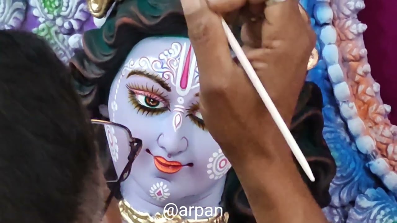 মৃৎশিল্পীর অপরূপ সুন্দর হাতের কাজ রাধা কৃষ্ণ ঠাকুর তৈরি দেখুন | শান্তিপুর দোল |  #santipur #holi