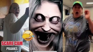 👻👻 SCARECAM Pranks Reaction 2024 #03 | 😬😬 Funny Scare Pranks/Jumpscare/Funny Videos