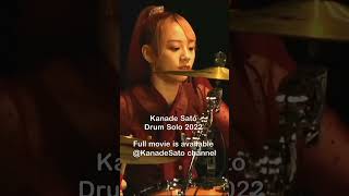 Kanade Sato Drum Solo 2022 #shorts #drums