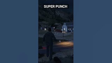 SUPER PUNCH 👊 #gta #gta5 #gaming #trending #glitch #shorts #fyp