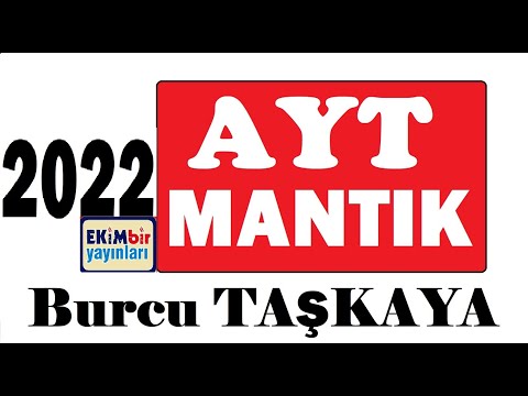 AYT MANTIK I Mantığa Giriş 10 I Burcu TAŞKAYA I Sembolik Mantık-1