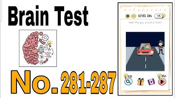 Brain Test Level 281 - 287 Walkthrough Solution / The Games
