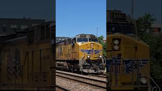 Union Pacific Intermodal at Elmhurst #train #railroad #railfan #railway #unionpacific #ac4400cw
