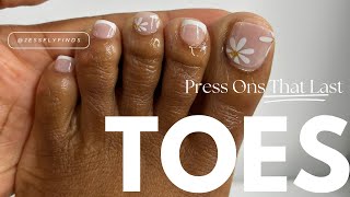 TOES - How To: Toenail Press Ons That Last 3 Weeks!