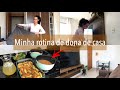 MINHA ROTINA DE SEGUNDA FEIRA || almoço completo pelo marido || faxina e casa plim