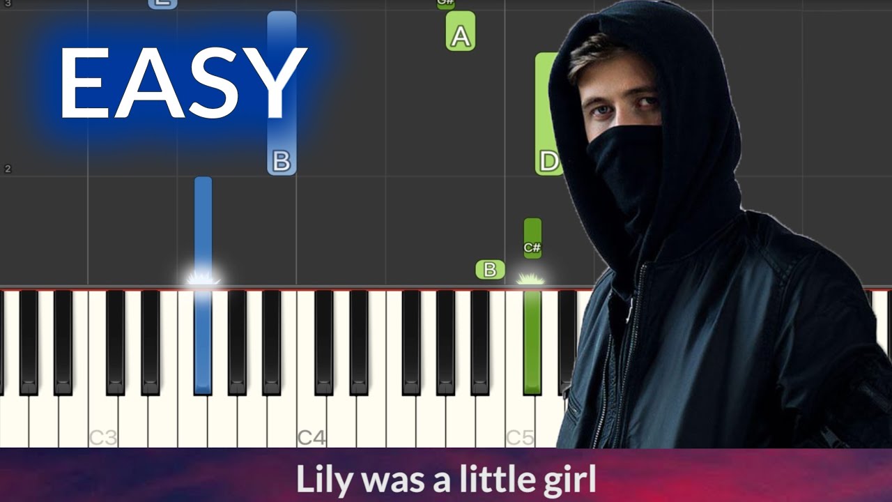 Alan Walker Faded Slow Easy Piano Tutorial Lyrics Youtube Alan Walker Faded Slow Easy Piano Tutorial Lyrics Youtube