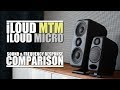 IK Multimedia  iLoud MTM  vs  iLoud Micro  ||  Sound & Frequency Response Comparison