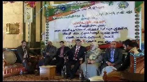 مصعب الصالحي وقارئ المقام عبد الجبار العباسي وسرمد عبد الجبار