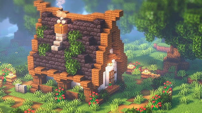 Tutoriais Minecraft: Como Construir uma Casa de Arenito (1/2) 