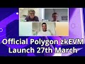 Official polygon zkevm launch with ethereum founder vitalik buterin new era in ethereum scaling 