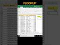 😳🔥 | VLOOKUP Trick 1 Formula = Instant Result // #exceltips