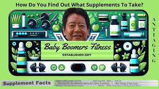 How Do You Find Out What Supplements To Take?