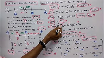 BUS ADMITTANCE MATRIX - PART 15 - ADDING OFF-NOMINAL TAP CHANGING TRANSFORMER IN A LINE