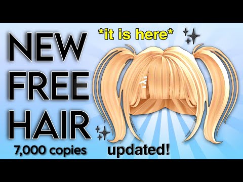 HURRY* GET THIS FREE HAIR NOW! ROBLOX 