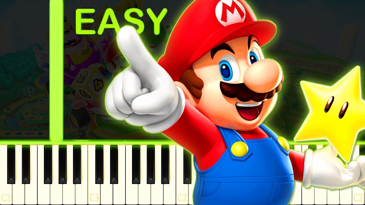 PEACHES PEACHES - SUPER MARIO BROS THEME / PIANO E TECLADO TUTORIAL  INICIANTE 