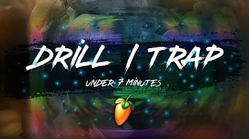 HOW TO MAKE DRILL/TRAP BEAT IN UNDER 5+1 MINUTES (FL STUDIO 20 TUTORIAL)
