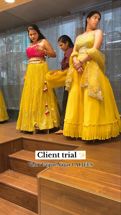 Perfect Lehenga for Haldi ceremony #laljees #wedding #bridal #lehenga #bridalmehndi #haldi #shorts