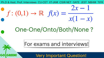 WBPSC (2022) || One-One Onto  Function ||CU-CET/IIT-JAM/CSIR-NET/GATE/NBHM/TIFR @Prof.SamKu_