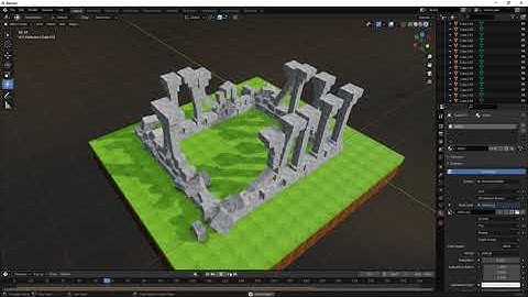 Blender Rigid Body Simulation Test
