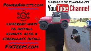 DIY Rivnut install without the need for fancy tools. #rivnut #nutserts