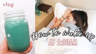 How to Wake Up at 5AM: Daylight Saving Time Vlog