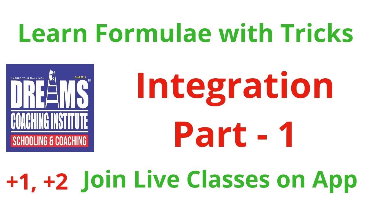Basic Integration Formula Part 1 - YouTube