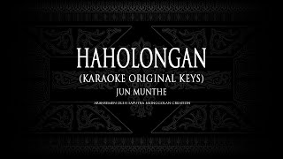 Haholongan (Karaoke Original Keys) Jun Munthe #KaraokeLaguBatak