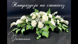 Kompozycja na cmentarz// Wszystkich Świętych// DIY// grave decorations