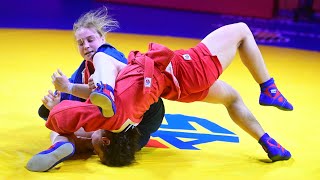 GRIGORYAN Varsik vs BARNEVA Margarita. Women 54 kg. European Sambo Championships 2023