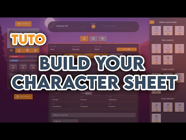 Character Sheet Online Application - A new way to play! by Character Sheet  Online — Kickstarter