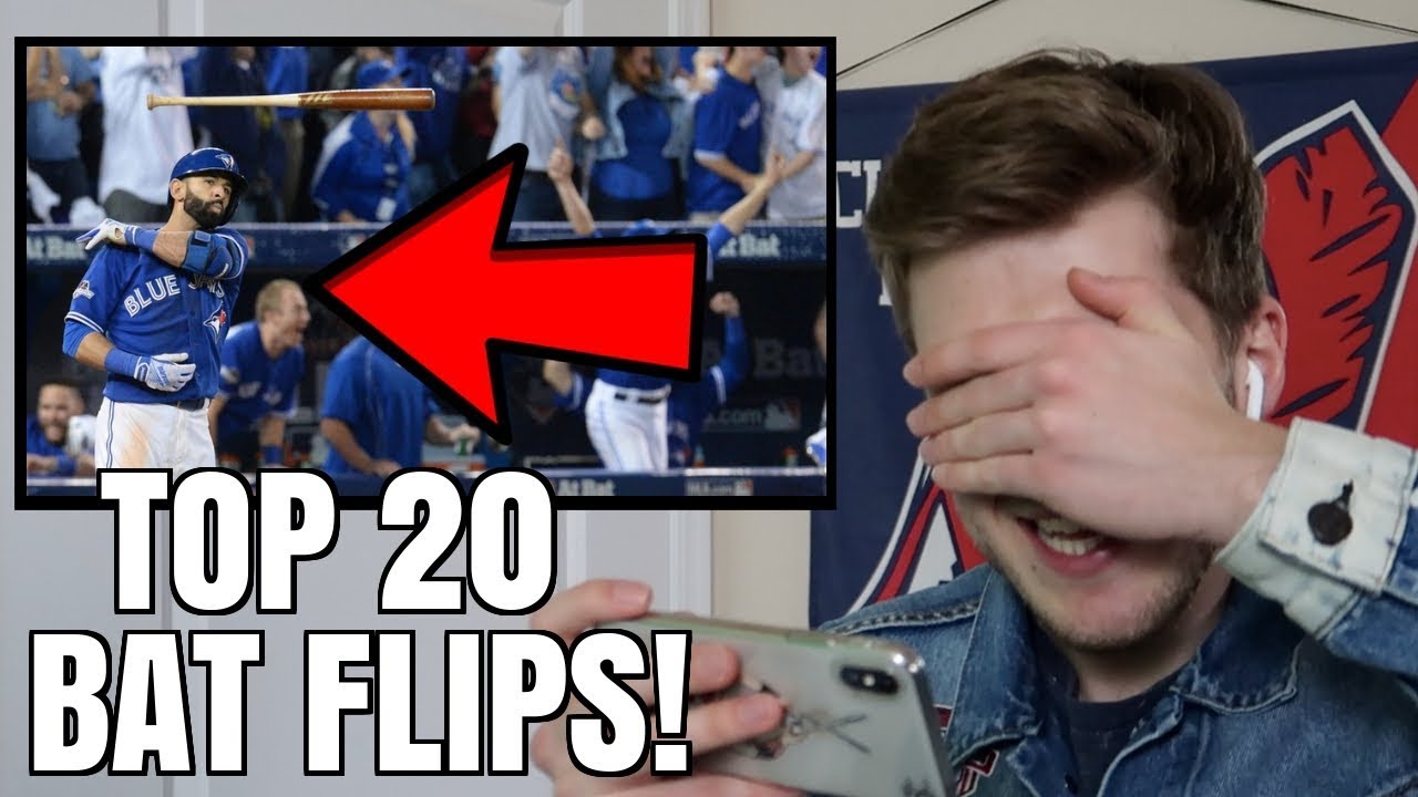 REACTING TO THE 20 BEST BAT FLIPS EVER! fuzzy dice