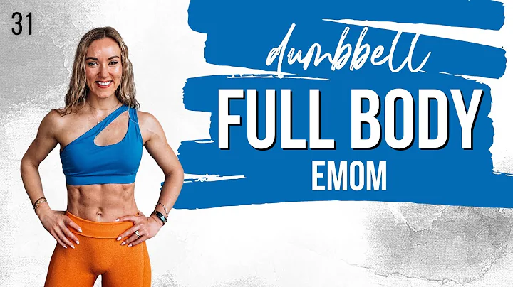 FIRE EMOM Full Body Workout With Dumbbells at Home | STRONG SUMMER DAY 31