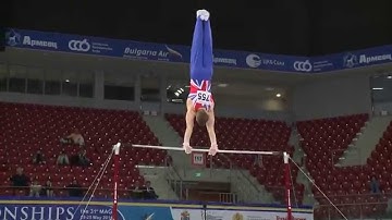 Nile Wilson - GOLD - high bar - Event Finals - 2014 Junior Euros