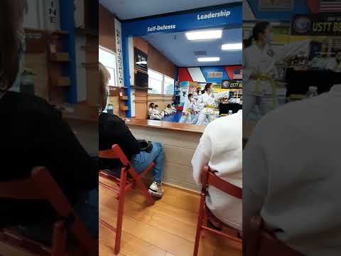 미국 어린이 태권도 승급심사 Taekwondo belt test