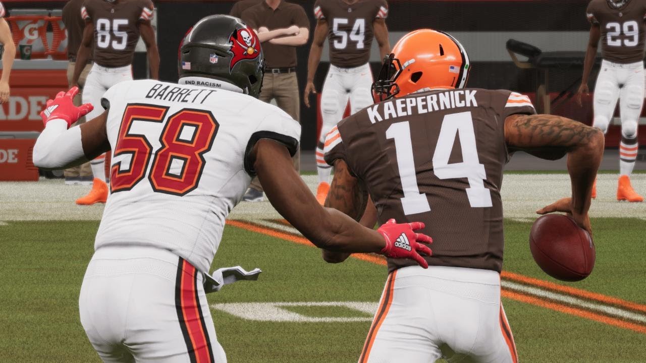 MADDEN 21 COLIN KAEPERNICK Browns vs Buccaneers Full Game | Madden NFL 21 PC Gameplay