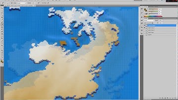World Building: Create a Fantasy Continent in 5 minutes With Photoshop