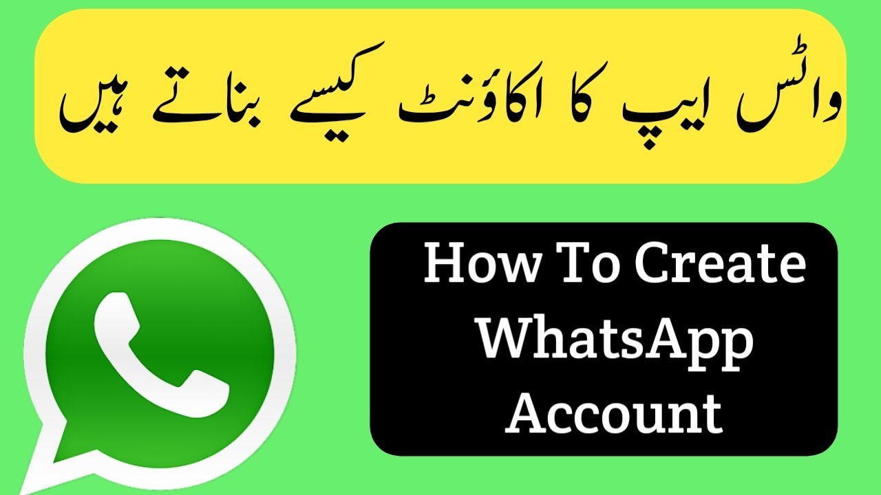 whatsapp account create