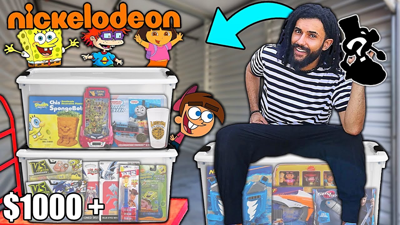 Opening RARE NICKELODEON & 90S/2000S VINTAGE TOY STORAGE CONTAINERS *CLOSED FOR YEARS!* EP.6