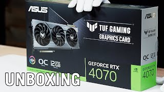 ASUS TUF GAMING GeForce RTX 4070 - Unboxing ASUS TUF GAMING GeForce RTX 4070 - Unboxing