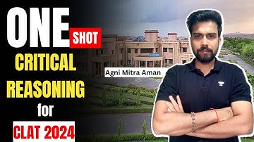 ONE SHOT - Critical Reasoning for CLAT 2024 | CLAT | CLAT 2024 | Unacademy CLAT #clat #clat2024