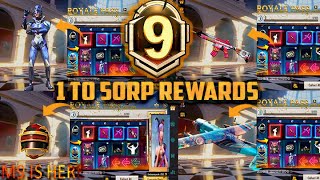 🔥M9 ROYAL PASS 1 TO 50 RP REWARDS // MONTH 9 ROYAL PASS LEAKS BGMI/PUBG MOBILE || M9 ROYAL PASS