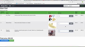 PHP 2 - Milestone 4 - 08 Show Cart CSS Formatting