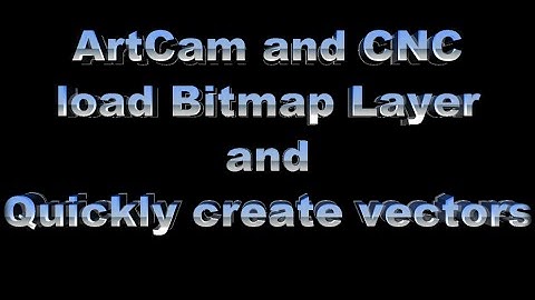 load Bitmap Layer and Quickly create vectors