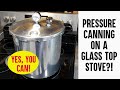 CAN I PRESSURE CAN ON A GLASS TOP STOVE? Yes you can, but!  Unboxing New Presto 23QT Pressure Canner
