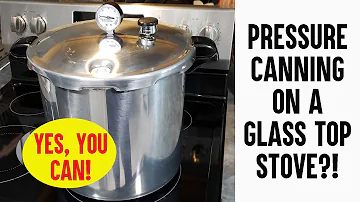 Can pressure cookers be used on glass top stoves?