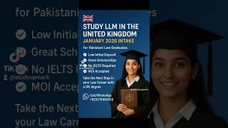 Study in Uk l LLM l Scholarship l Jan 2026