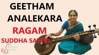 Geetham : Analekara - Ragam : Shuddha Saveri (learning mode)
