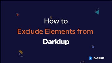 HOW TO EXCLUDE ELEMENTS FROM DARKLUP | BEST AND EASY PROCESS OF FILTER ELEMENTS
