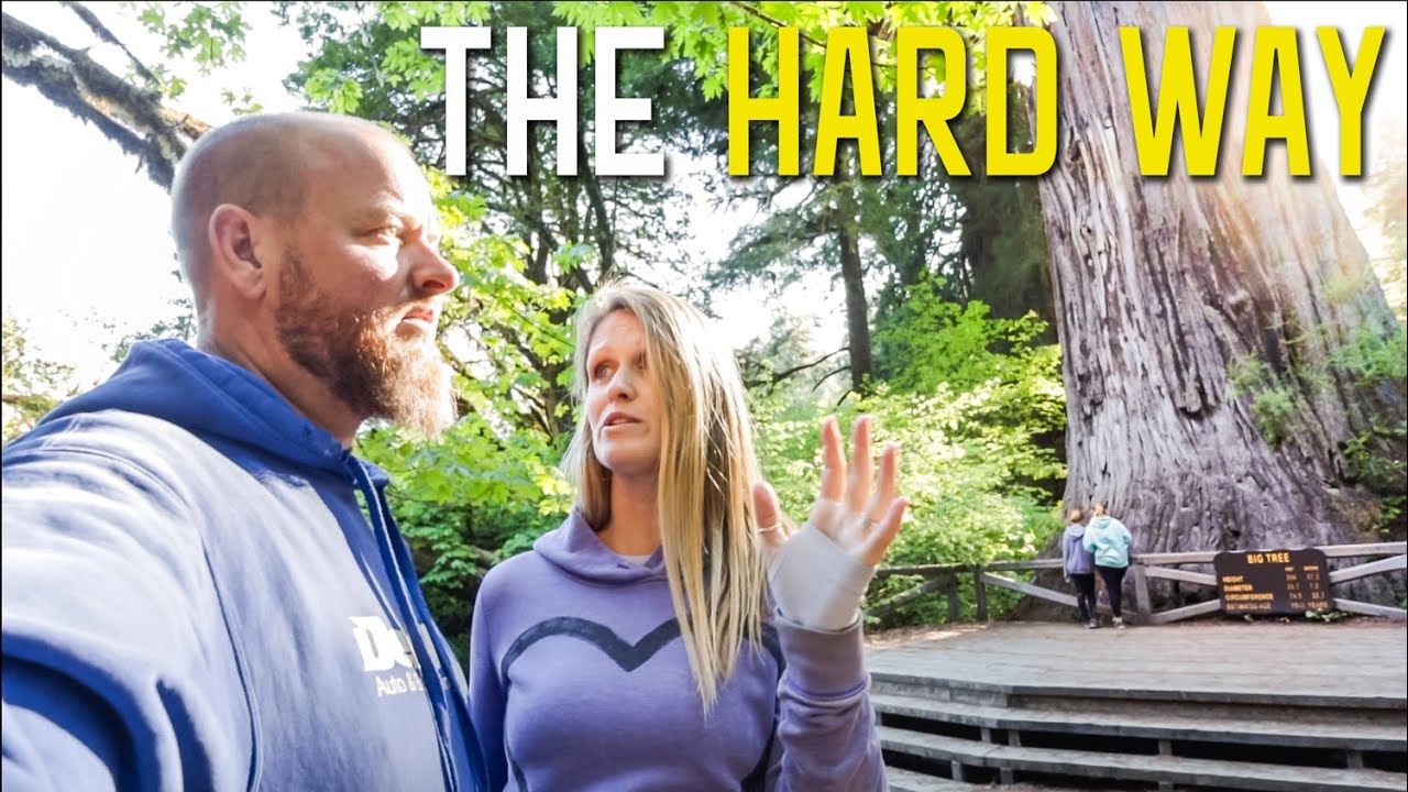 DRIVE OR HIKE? YOU CHOOSE | FERN CANYON | CRAZY LONG HIKE | RVING REDWOODS NATIONAL PARK S6 || Ep95